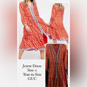 JCrew button dress